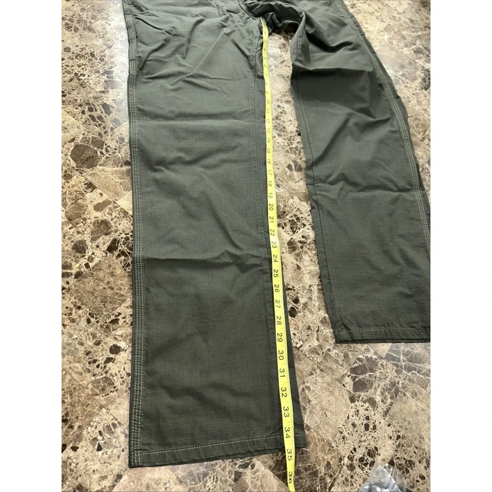 Wrangler Riggs Technician Pants 34x34 Mens Relaxed Fit Dark Green NWT